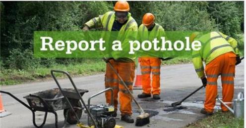  - Reporting a pothole